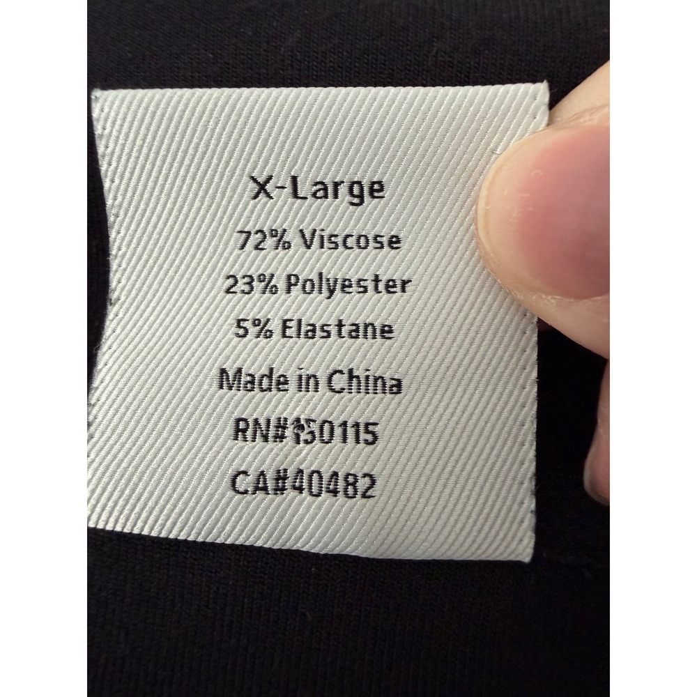 Quiet Luxury Cozy Varley Quarter Zip Pullover XL Black DoubleSoft - Picture 5 of 6